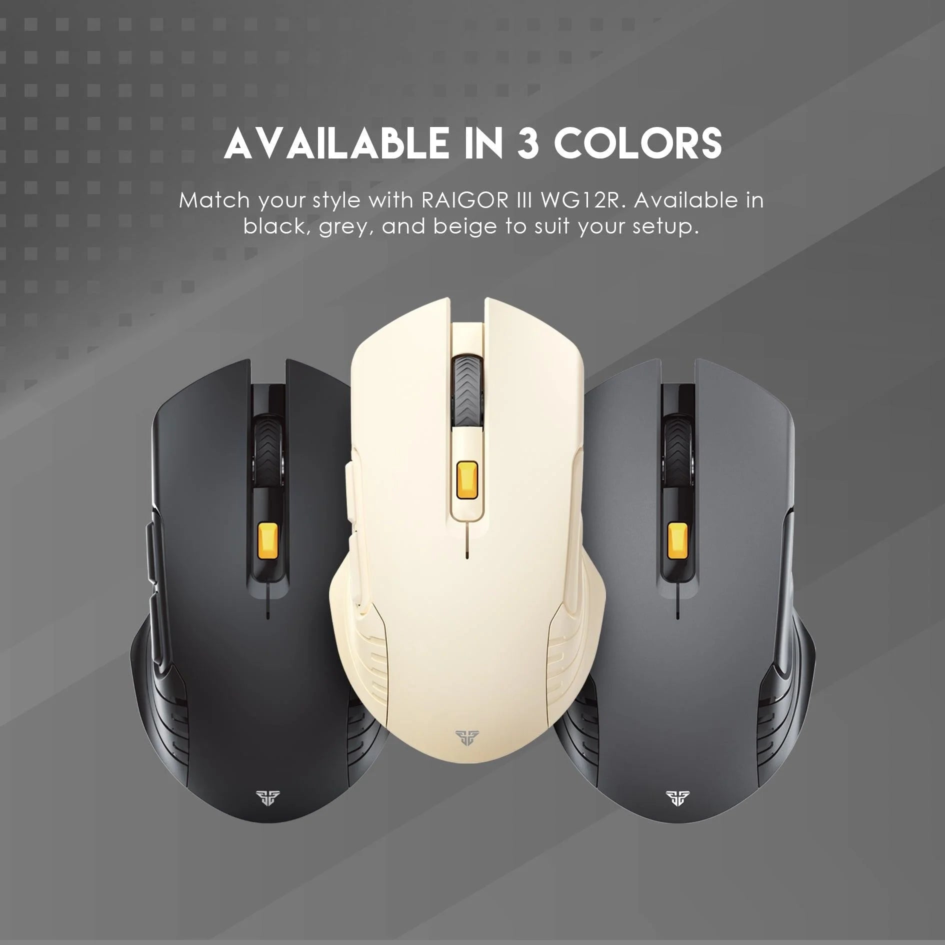 Fantech raigor iii wireless gaming mouse wg12r rechargeable performance - mouse