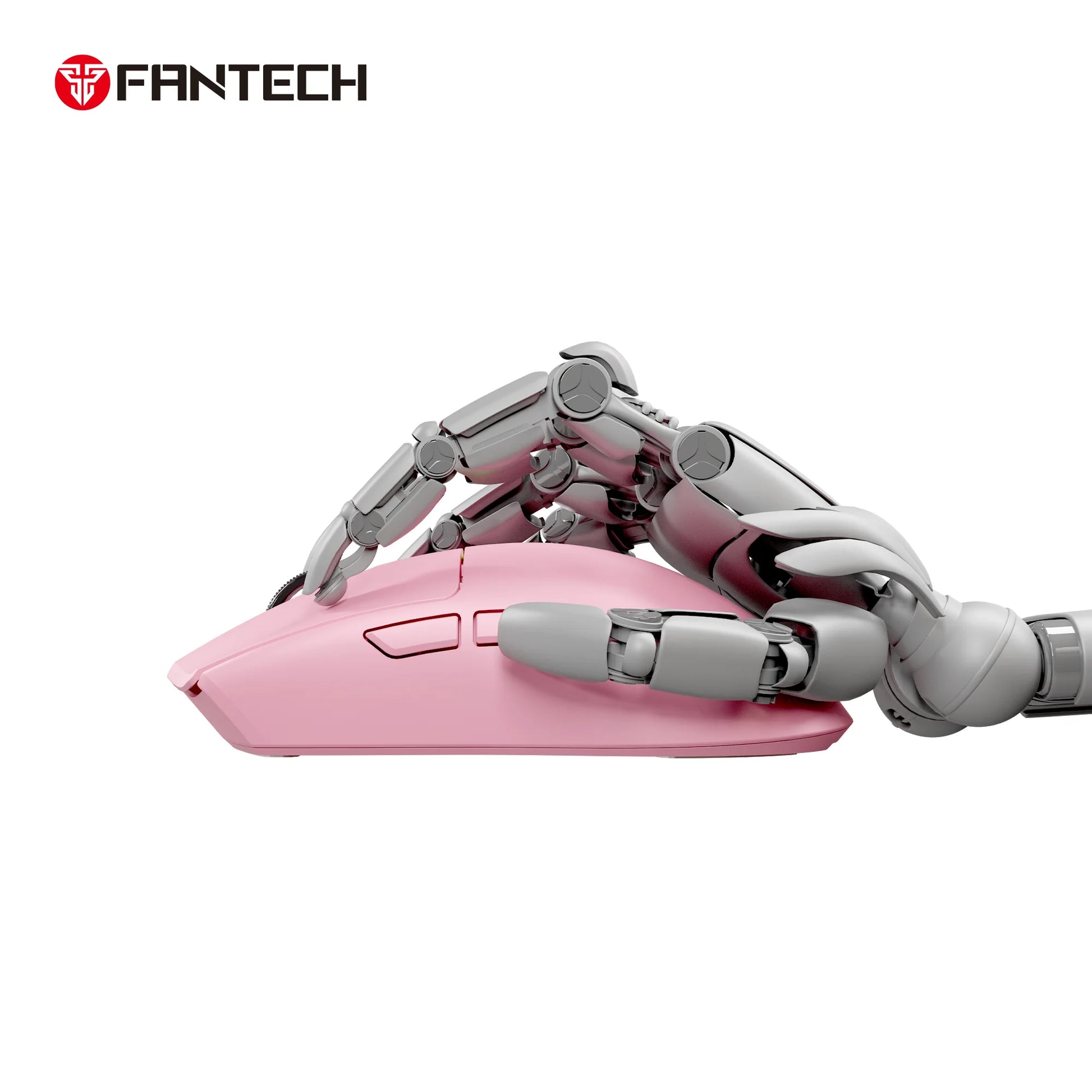 Fantech tantoe wg13e wireless mouse three-mode switching and magnetic pink - mouse
