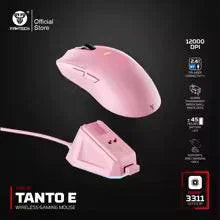 Fantech tantoe wg13e wireless mouse three-mode switching and magnetic pink - mouse