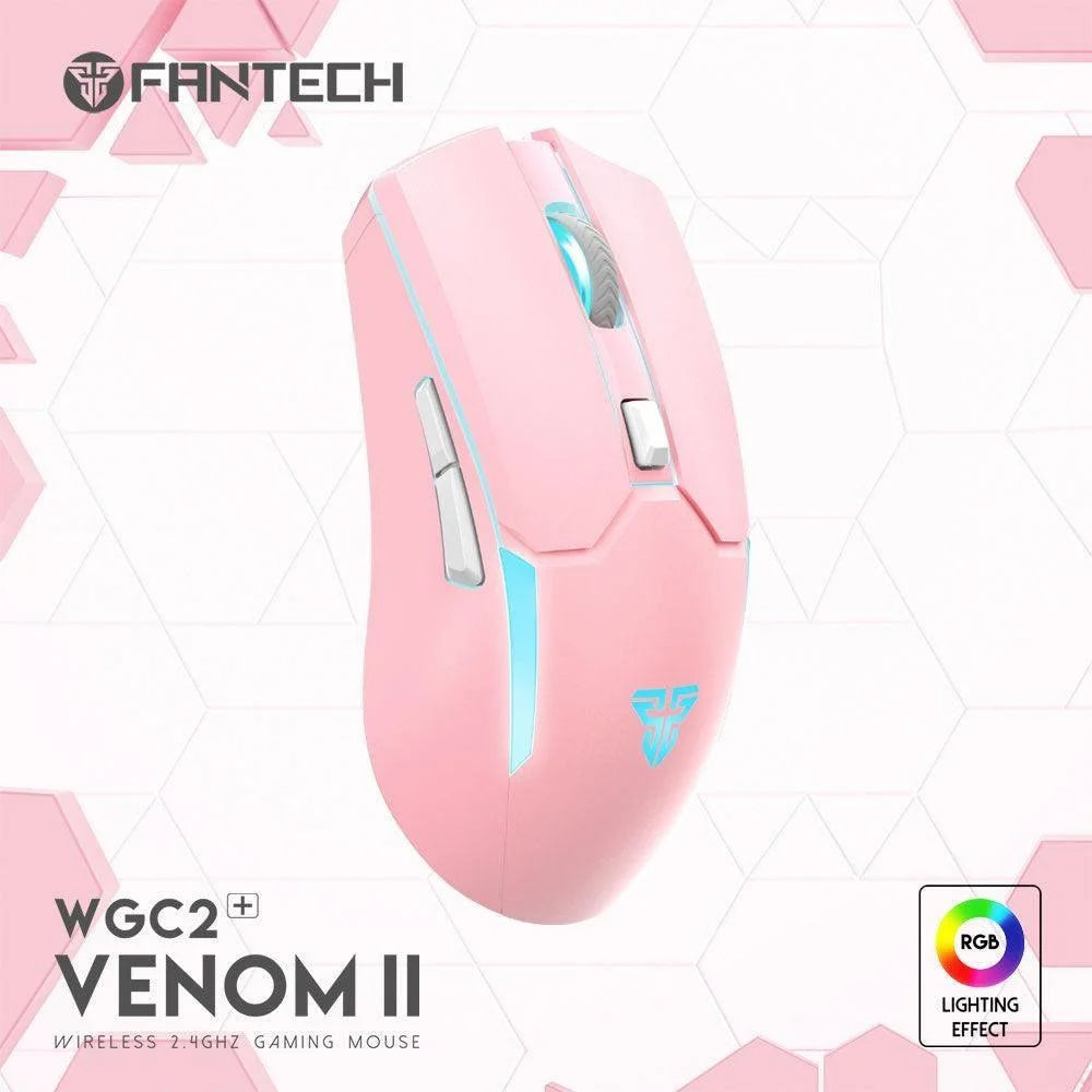 Fantech venom ii sakura wireless mouse - high precision gaming experience - mouse