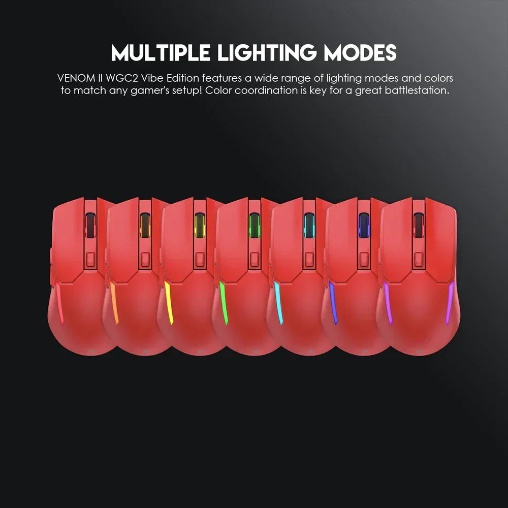 Fantech venom ii wgc2 vibe edition red - mouse’s