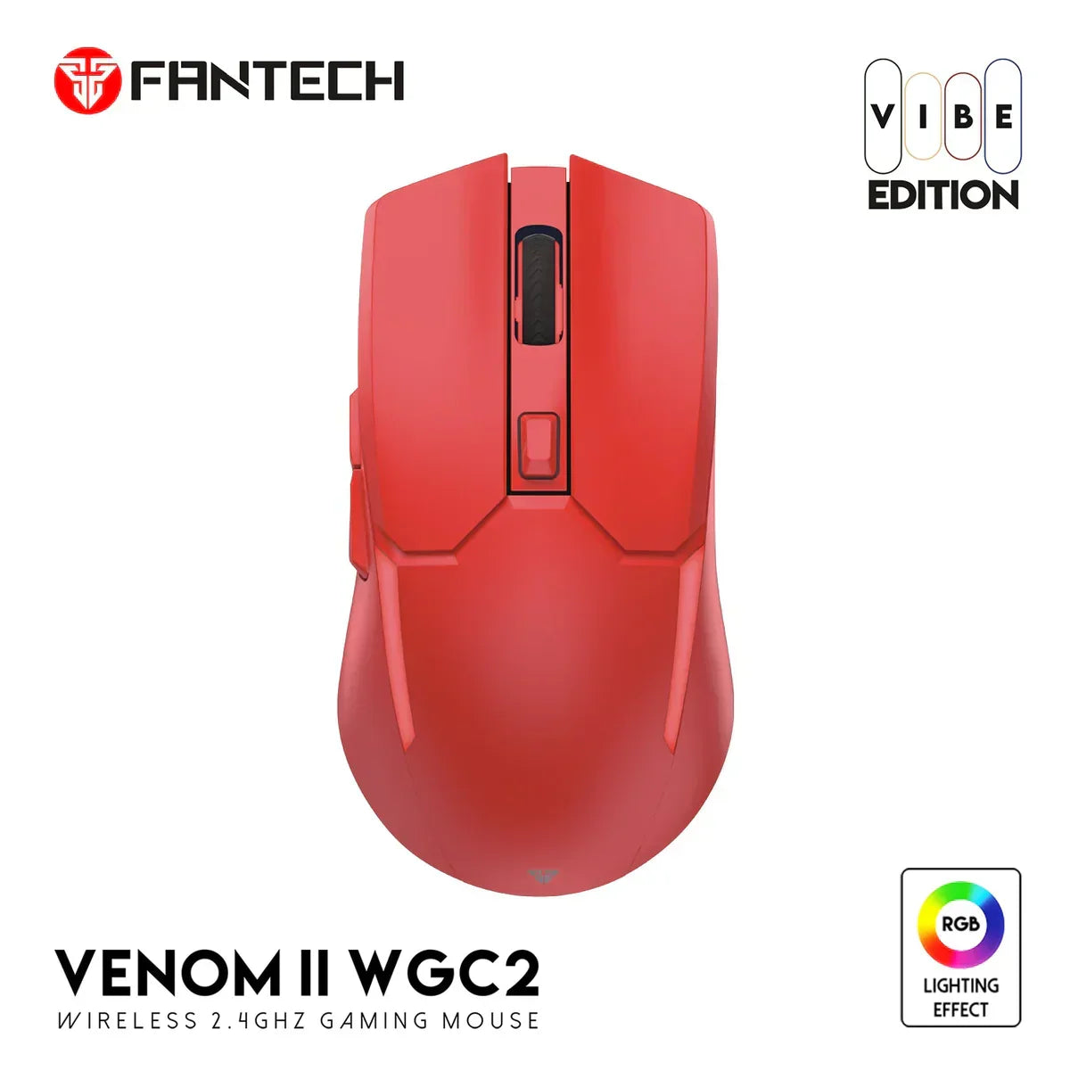 Fantech venom ii wgc2 vibe edition red - mouse’s