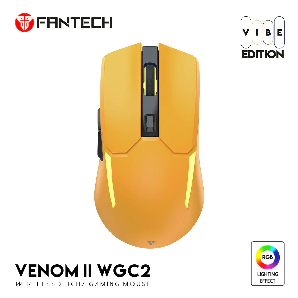 Fantech venom ii wgc2 vibe edition yellow - mouse’s