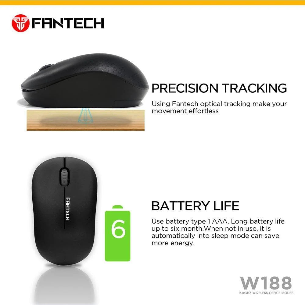 Fantech w188 wireless mouse - mouse