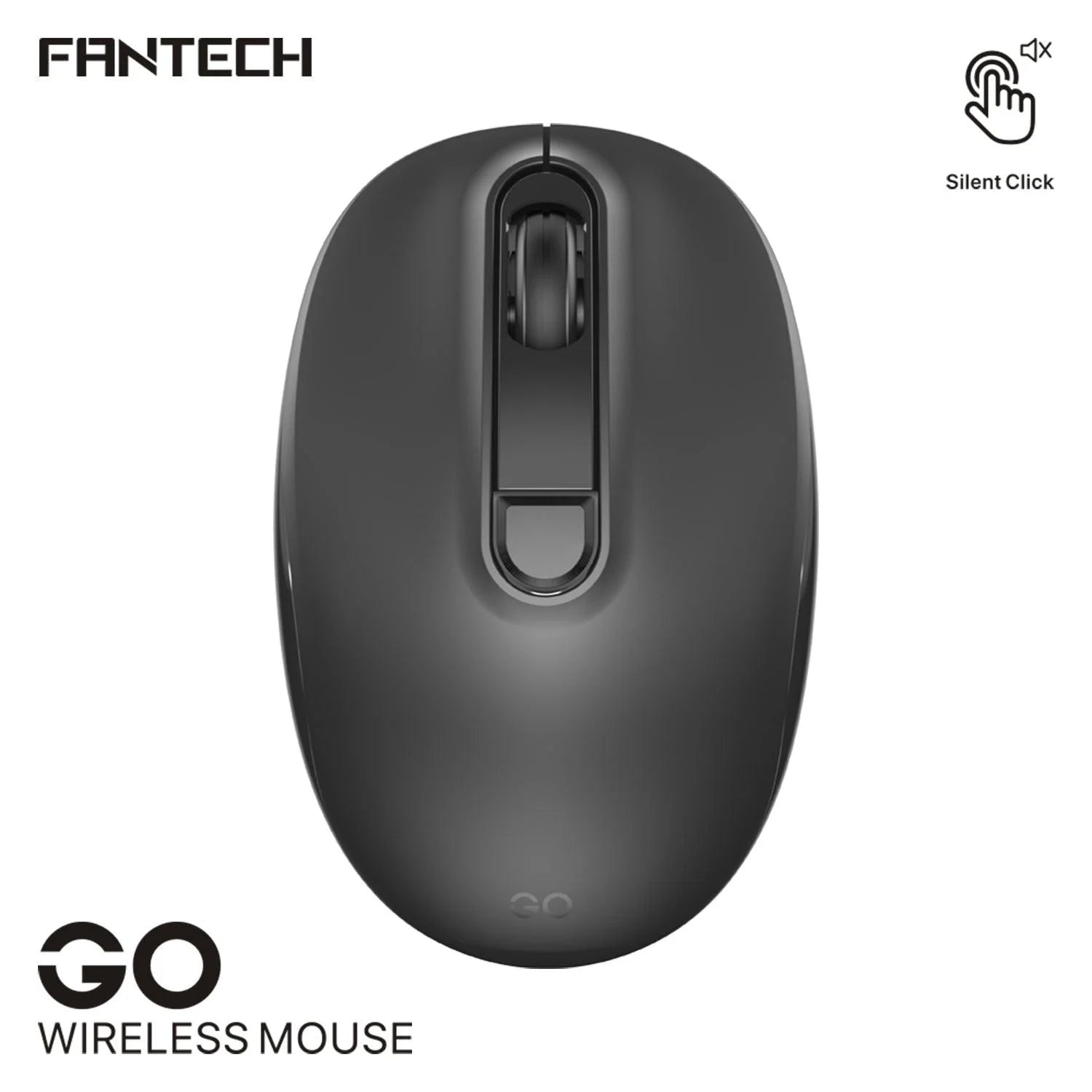 Fantech w192 silent click mouse - wireless with silent operation - mouse