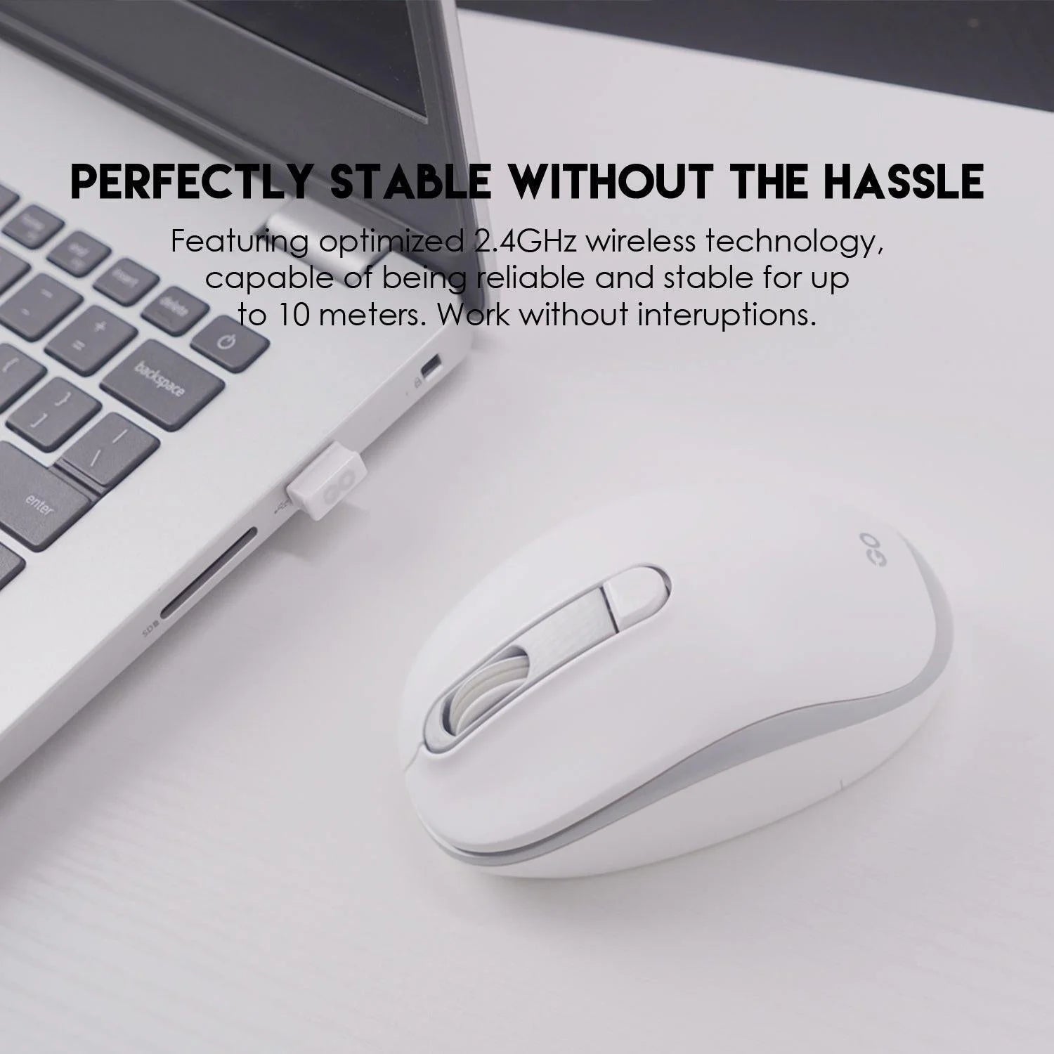 Fantech w192 silent click mouse - wireless with silent operation - mouse