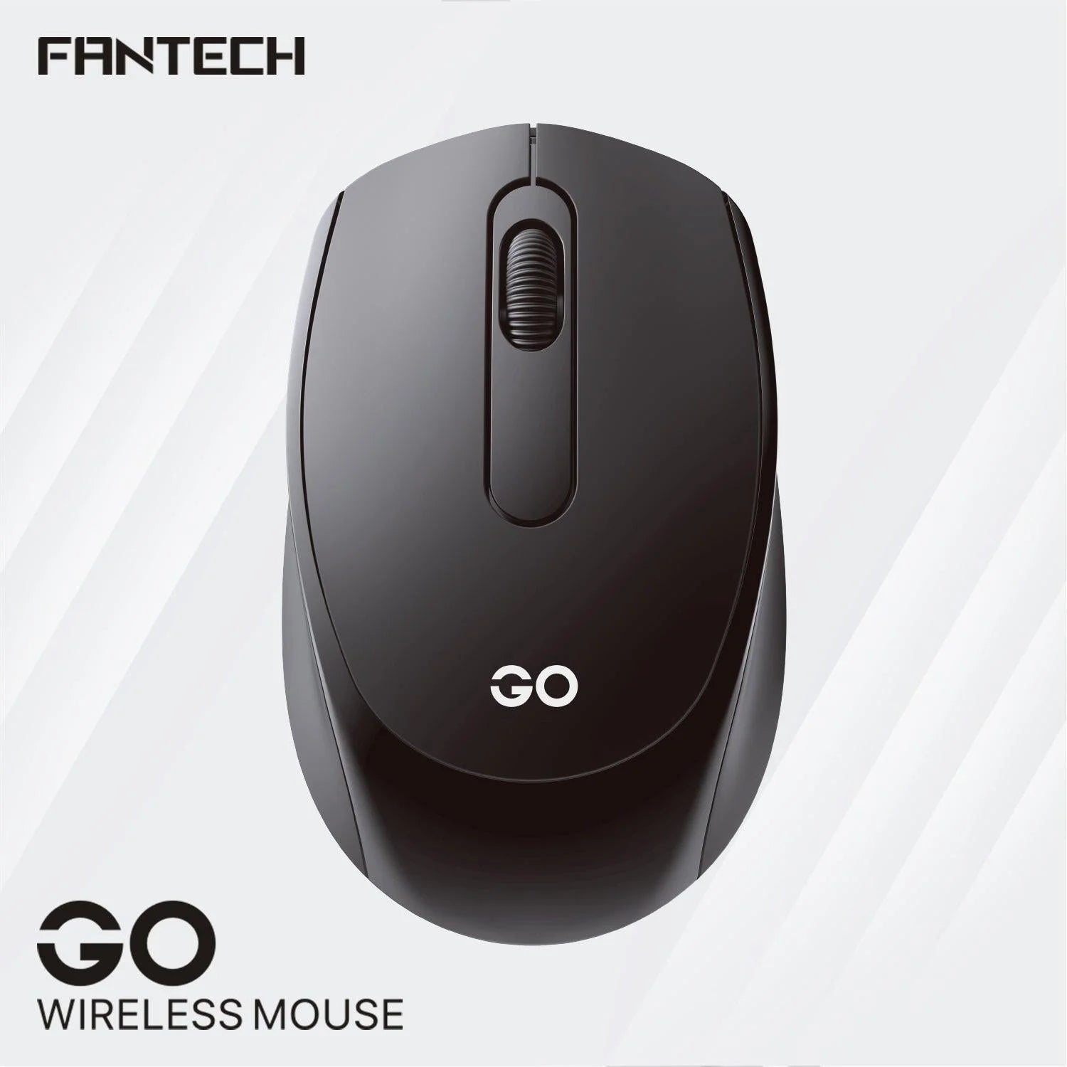 Fantech w603 wireless mouse - go wireless for seamless gaming experience - black