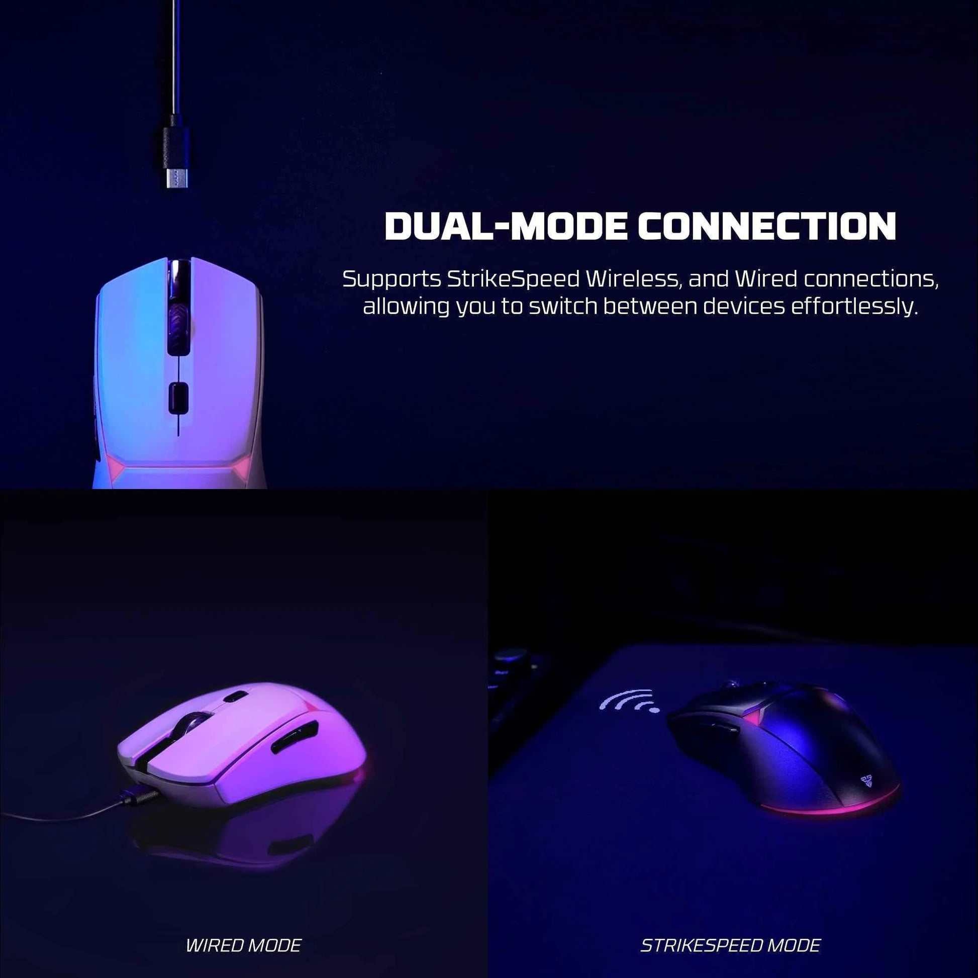 Fantech wg7v2 crypto ii wireless gaming mouse white - mouse