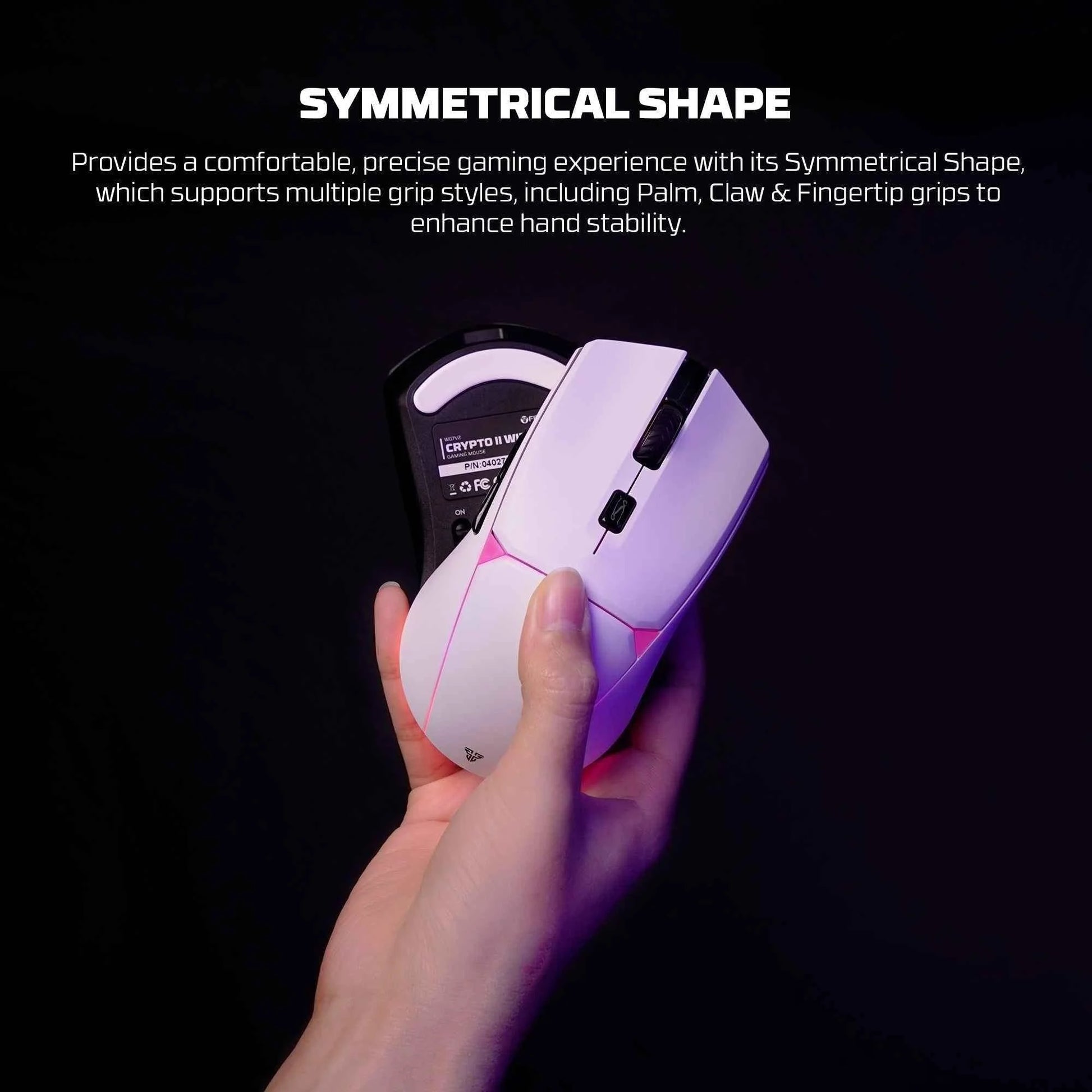 Fantech wg7v2 crypto ii wireless gaming mouse white - mouse
