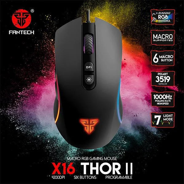 Fantech x16 thor ii gaming mouse - mouse’s