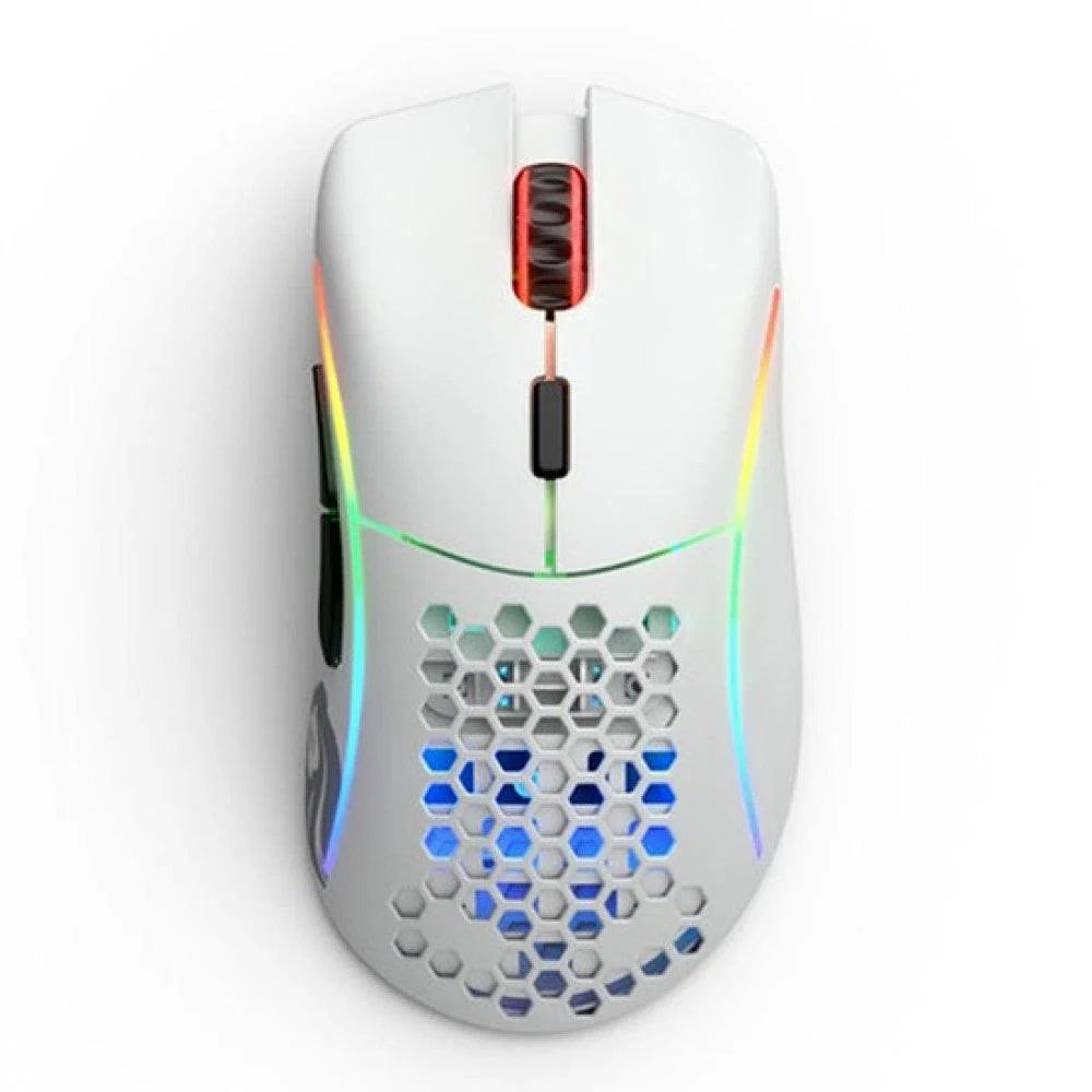 Glorious model d wireless gaming mouse - matte white - mouse’s
