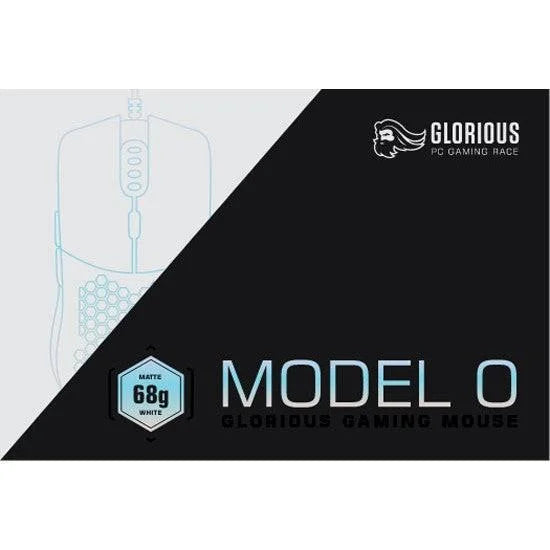 Glorious gaming mouse model o matte white-wired - mouse’s