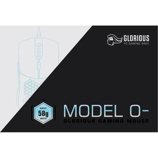 Glorious gaming mouse model o- minus matte white -wired - mouse’s