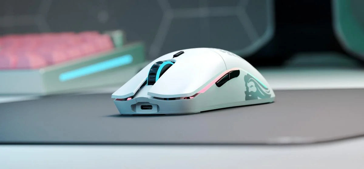 Glorious model o wireless gaming mouse - matte white - mouse’s