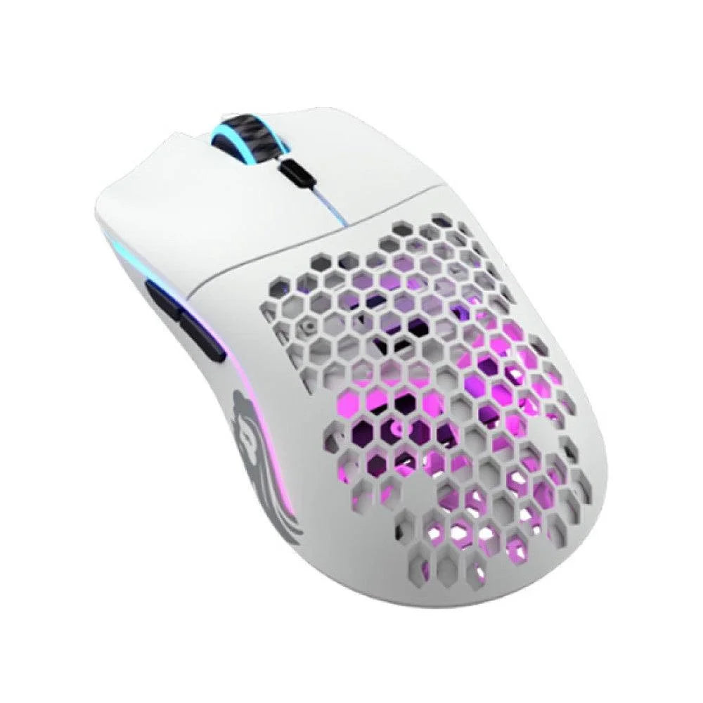 Glorious model o wireless gaming mouse - matte white - mouse’s