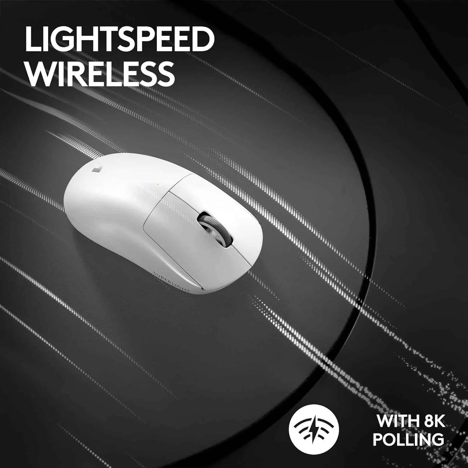 Logitech g pro x superlight 2 mouse - lightspeed wireless gaming mouse with 8k polling rate - mouse