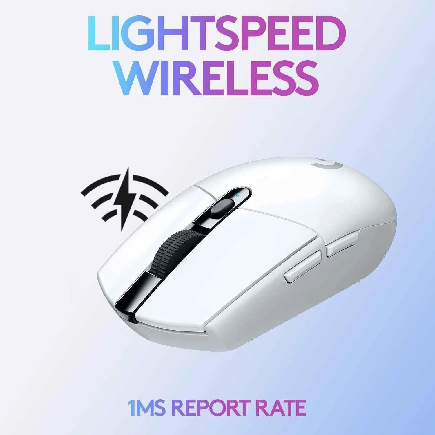 Logitech g304 wireless gaming mouse with hero sensor and 12,000 dpi for precise gaming performance - mouse