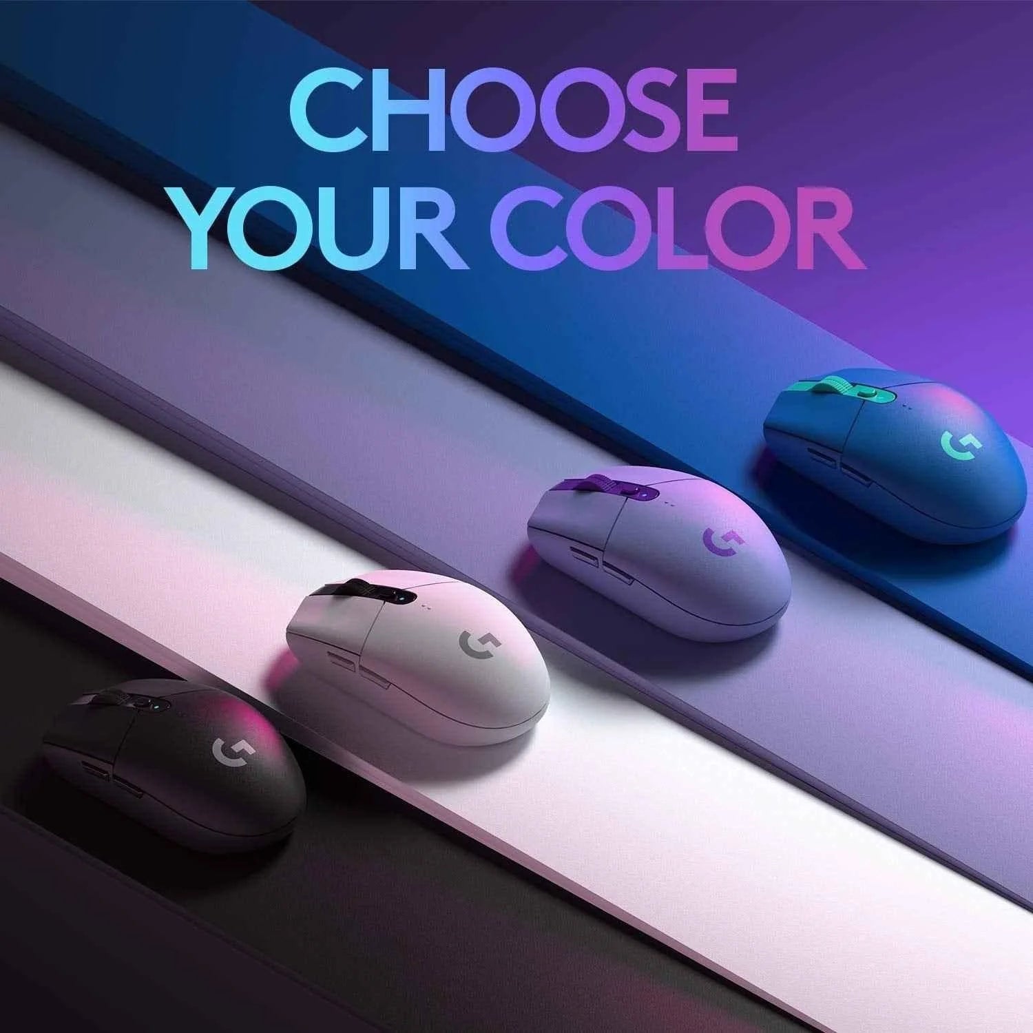 Logitech g304 wireless gaming mouse with hero sensor and 12,000 dpi for precise gaming performance - mouse