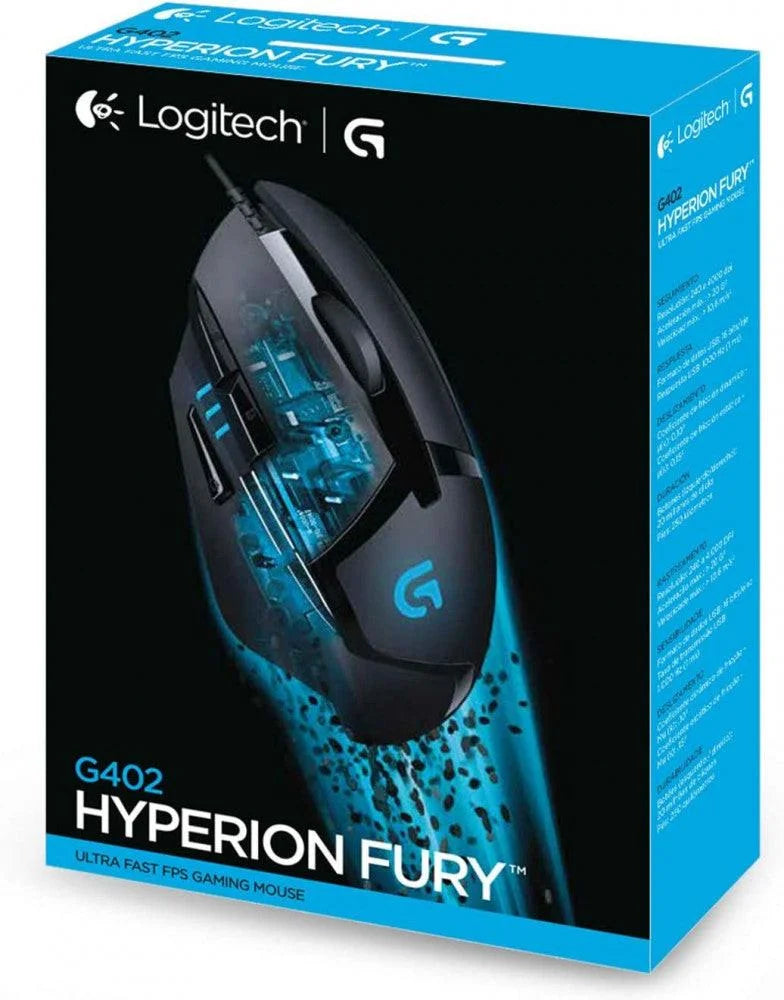 Logitech g402 hyperion fury fps gaming mouse - mouse’s
