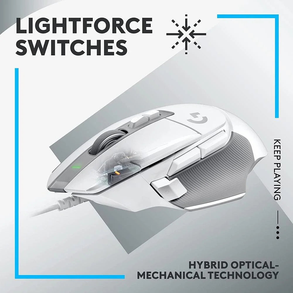 Logitech g502 x gaming mouse - precision engineered for optimal performance - mouse