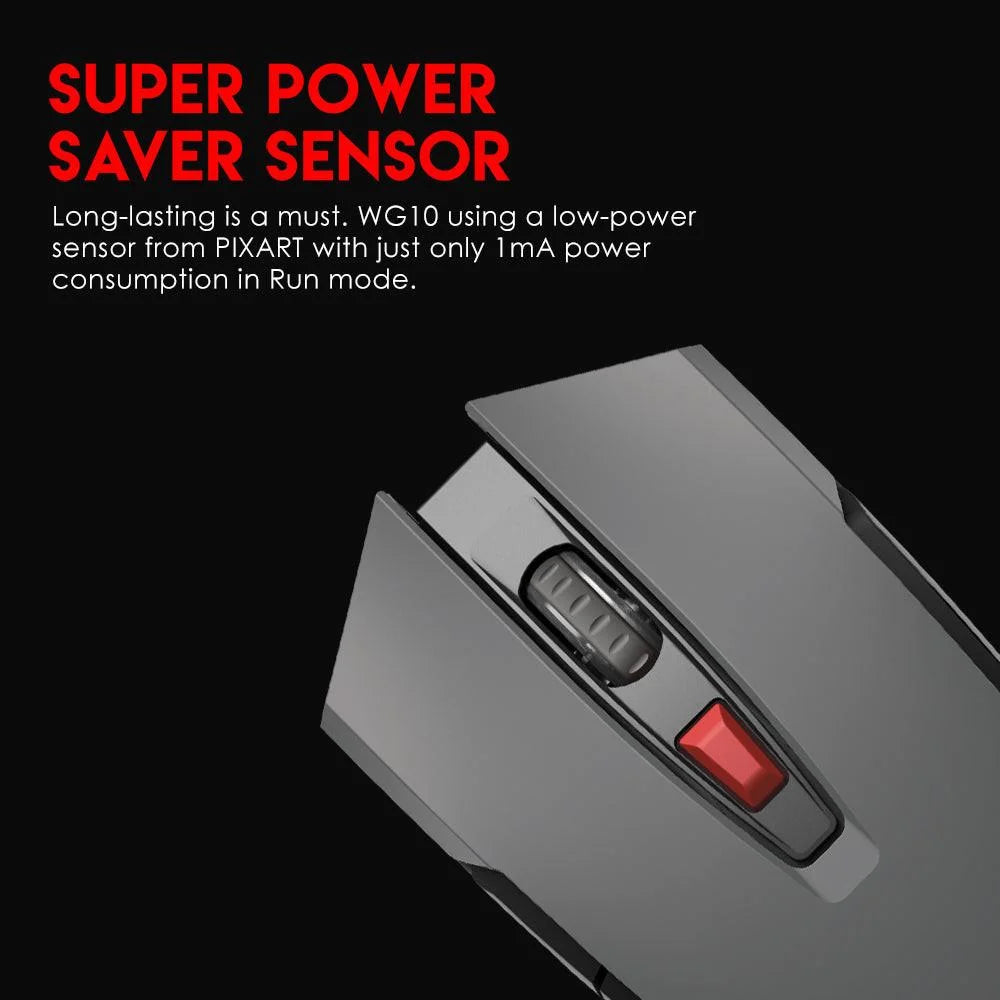 Raigor ii wg10 wireless 2.4ghz pro-gaming mouse - mouse