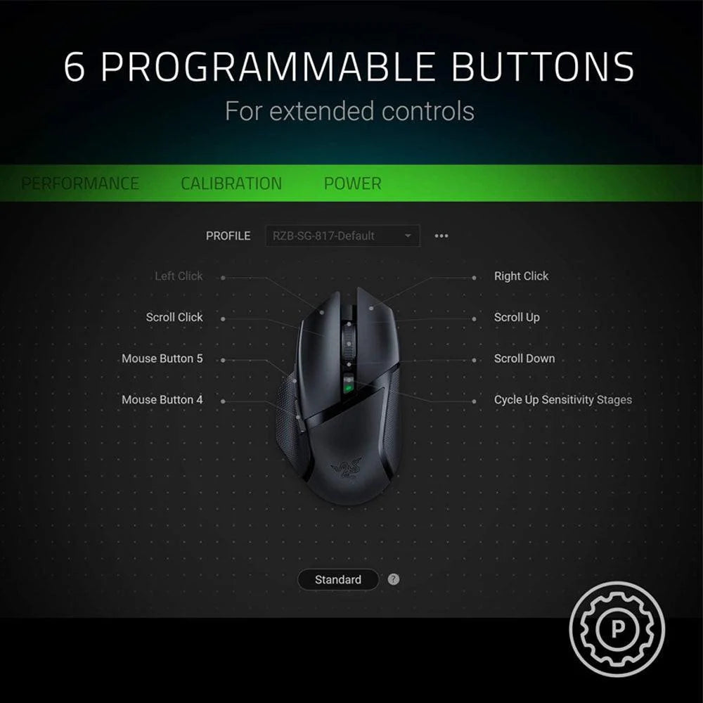 Razer basilisk x hyperspeed mouse for ultimate performance in gaming - mouse