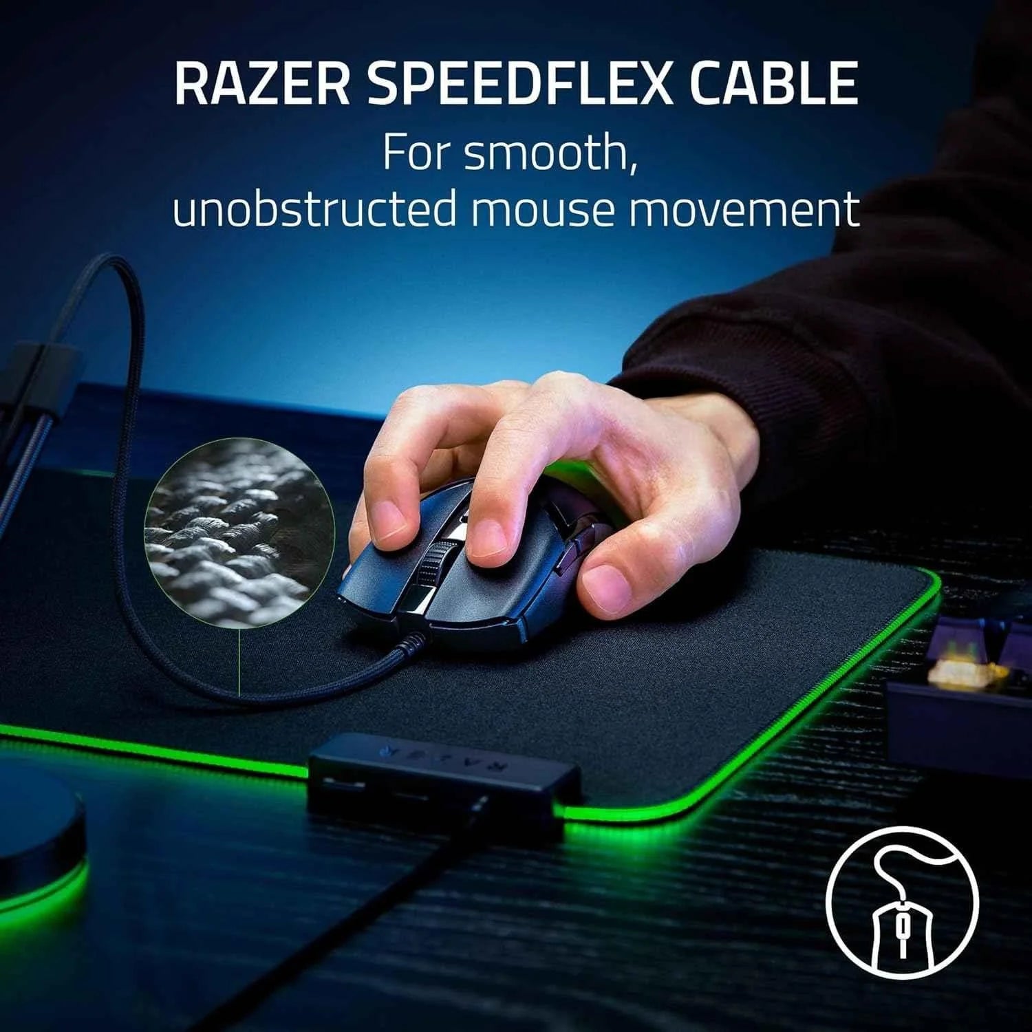 Razer cobra gaming mouse: 58g gen-3 optical switches chroma rgb lighting, - mouse