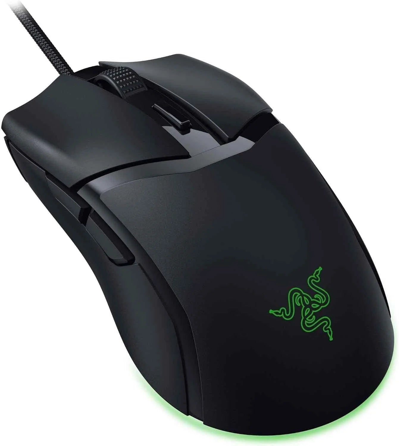 Razer cobra gaming mouse: 58g gen-3 optical switches chroma rgb lighting, - mouse