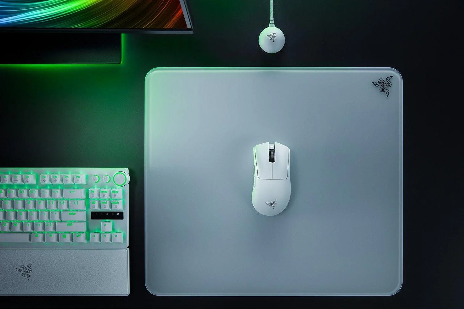 Razer deathadder v4 pro wireless gaming mouse - white edition - mouse