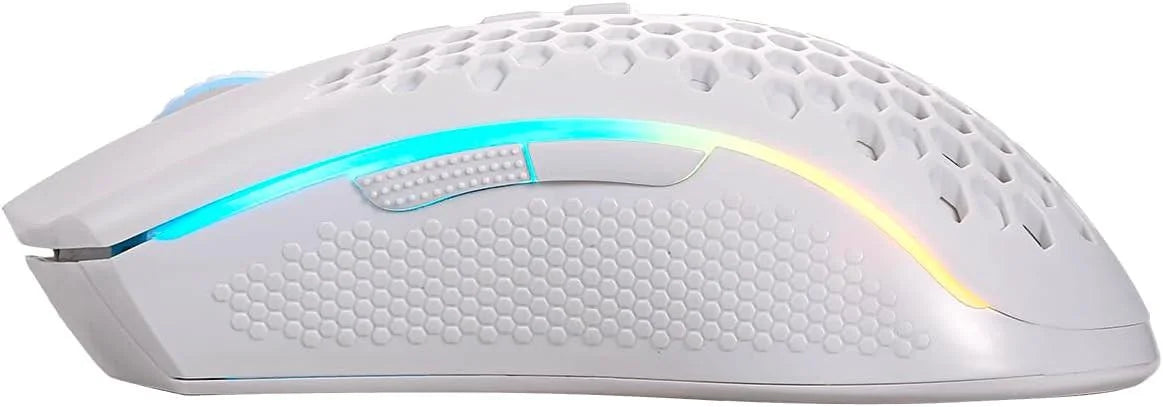 Redragon mouse gamer storm pro m808w-ks white wireless - mouse