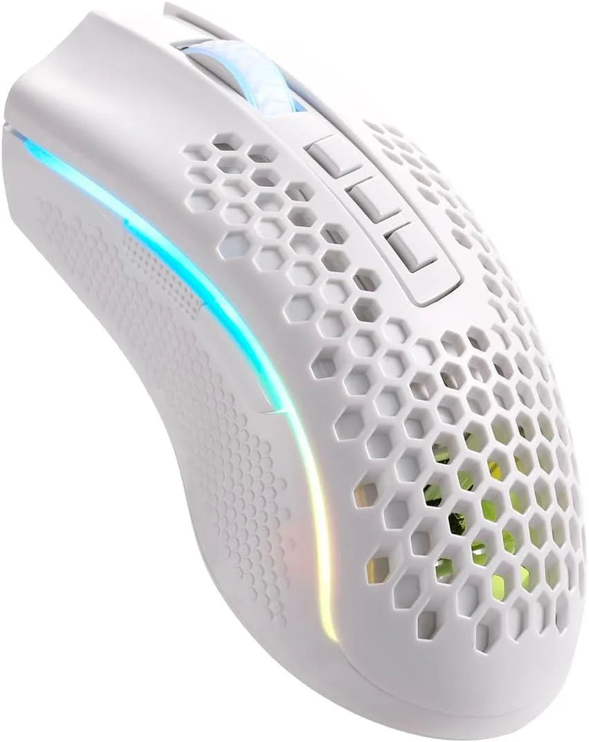 Redragon mouse gamer storm pro m808w-ks white wireless - mouse