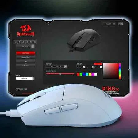 Redragon k1ng m724 wired gaming mouse - mouse