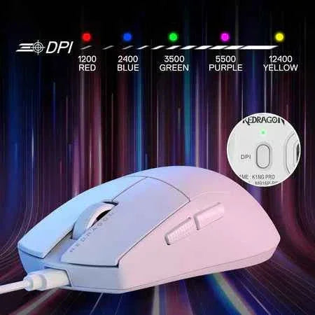 Redragon k1ng m724 wired gaming mouse - mouse