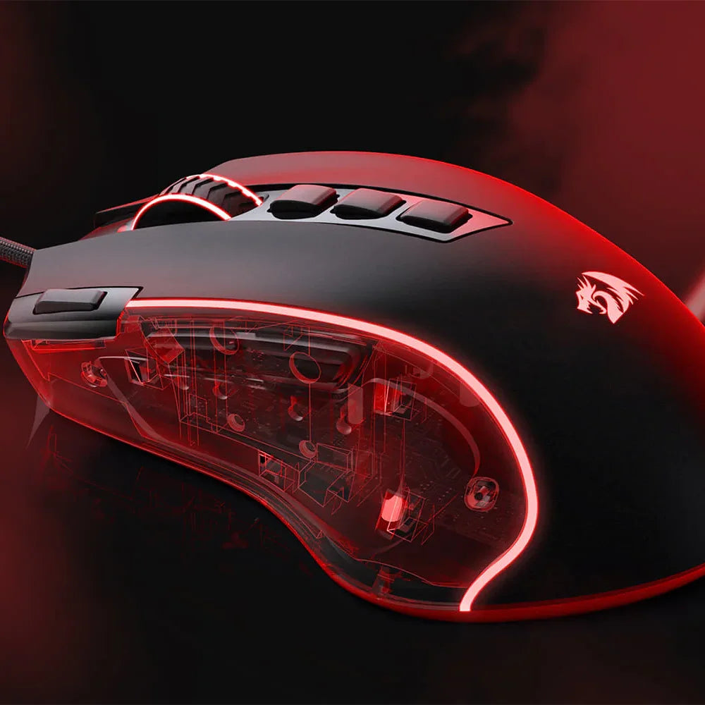 Redragon m612 predator gaming mouse - high-precision rgb optical performance - mouse
