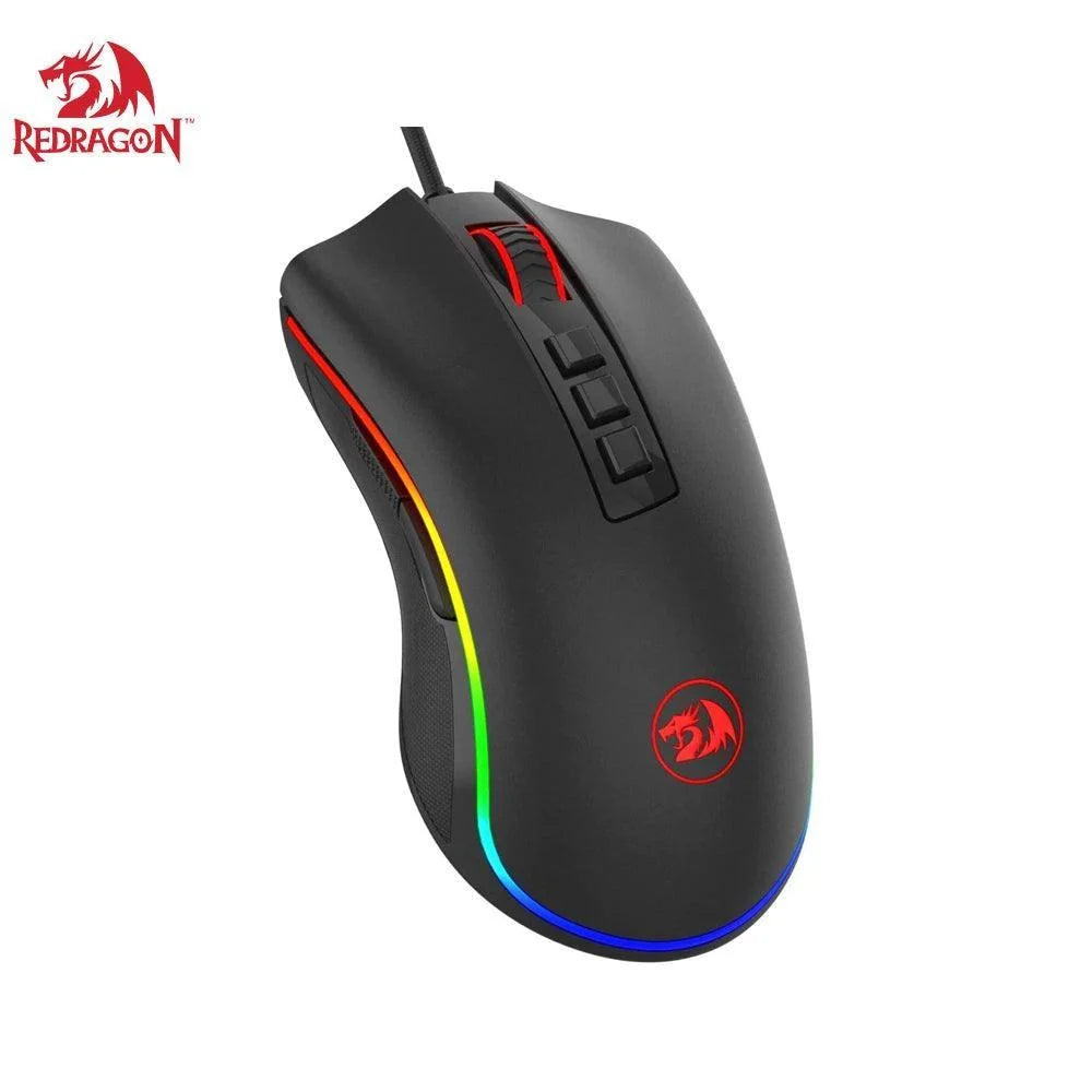Redragon m711 cobra mouse - high precision rgb wired gaming mouse for optimal performance - mouse