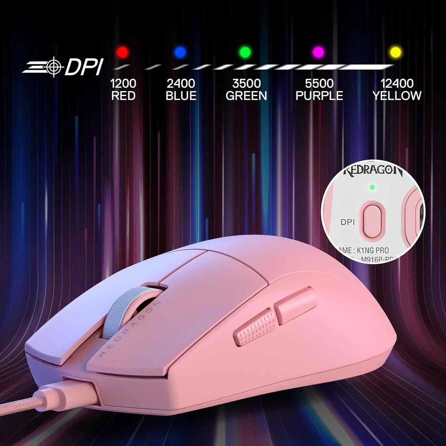 Redragon m724 wired gaming mouse - mouse
