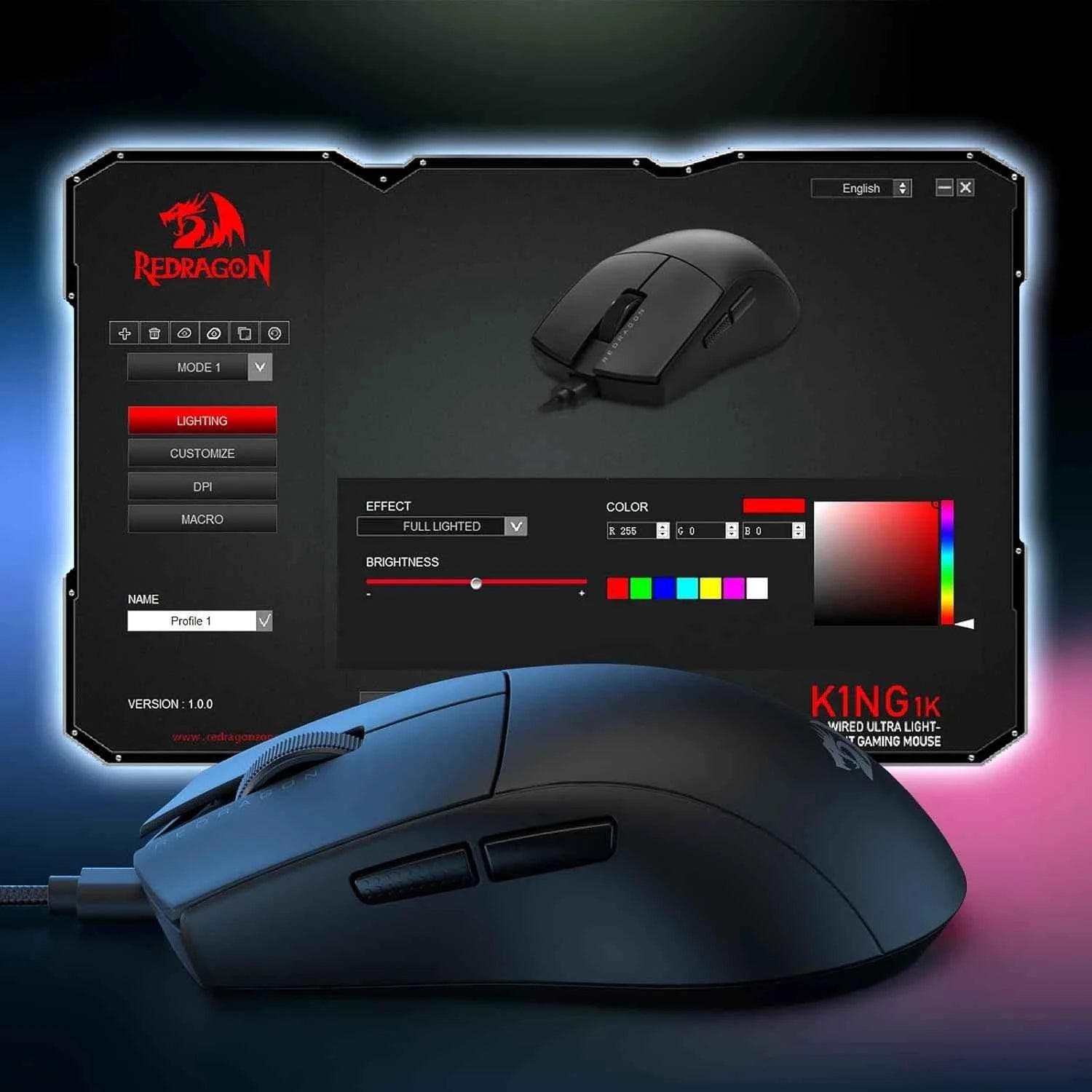 Redragon m724 wired gaming mouse - mouse