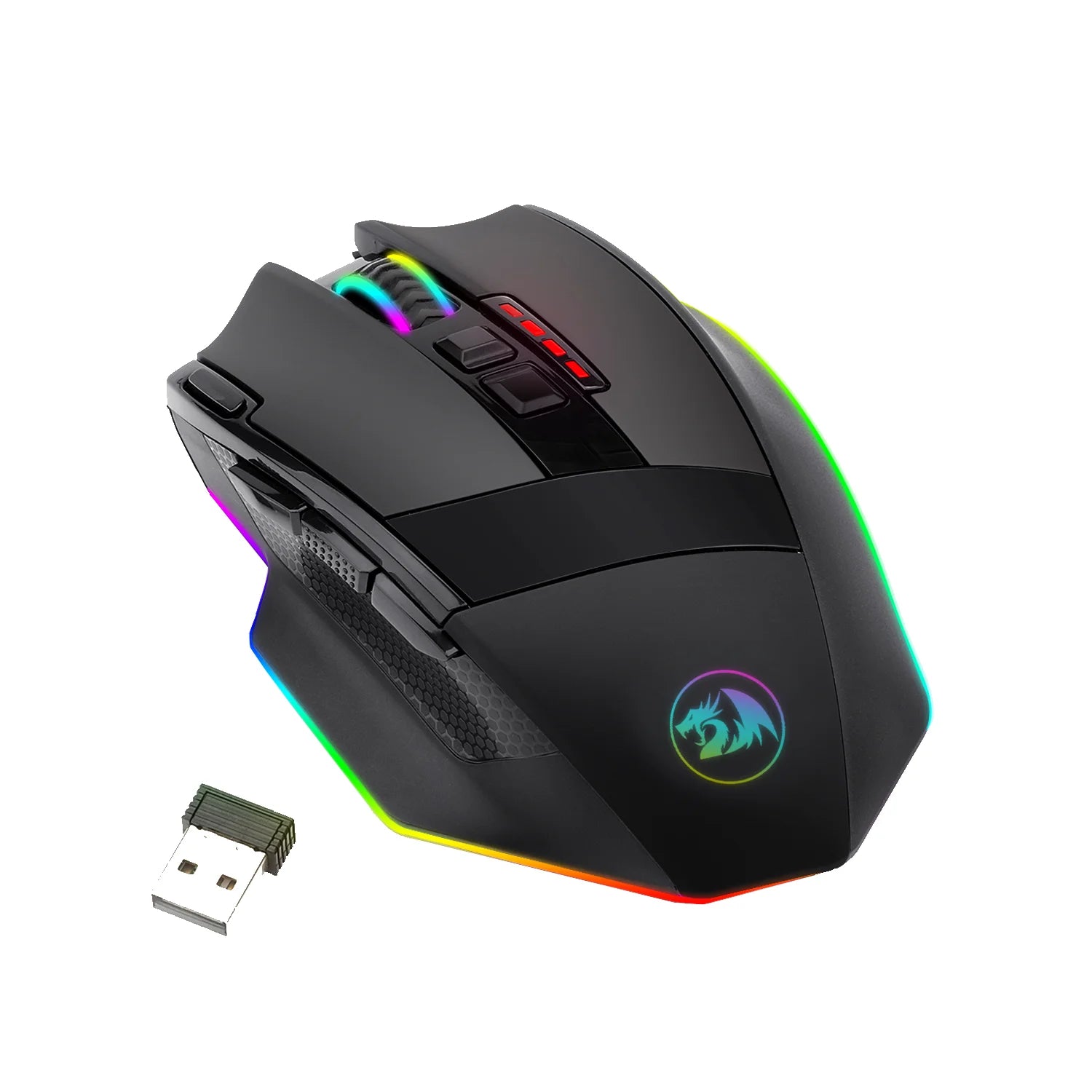 Redragon m801p sniper pro rgb wired & wireless mouse - mouse’s