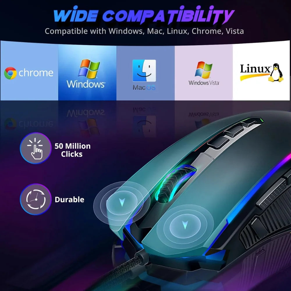 Redragon m910 ranger gaming mouse - ultimate rgb precision and performance for gamers - mouse