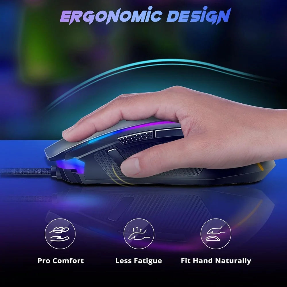 Redragon m910 ranger gaming mouse - ultimate rgb precision and performance for gamers - mouse