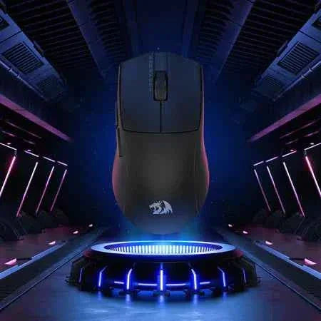 Redragon m916 gaming mouse - k1ng lit 1k hz 3-mode wireless gaming mouse - mouse