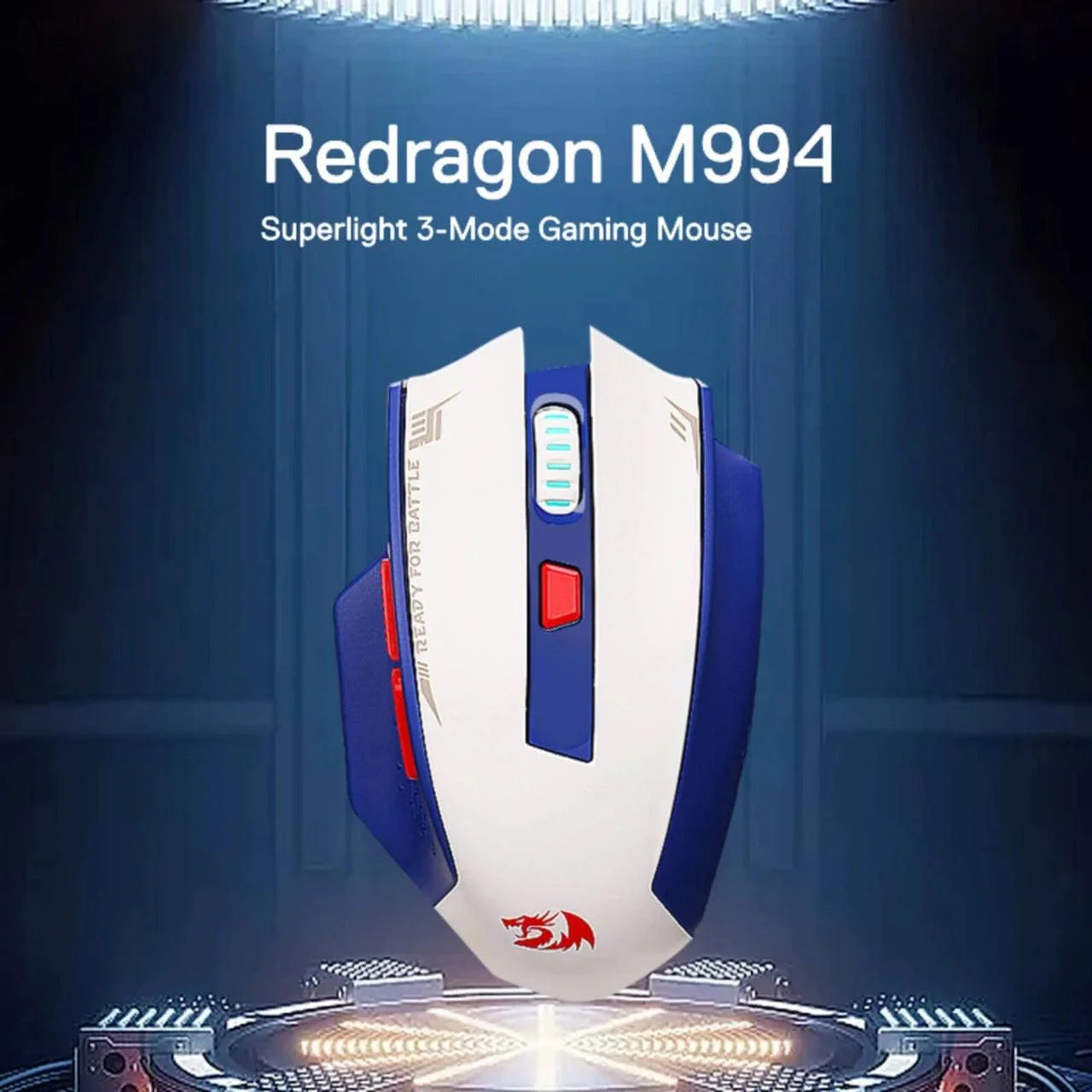 Redragon m994 wireless gaming mouse - bluetooth connectivity & ergonomic design