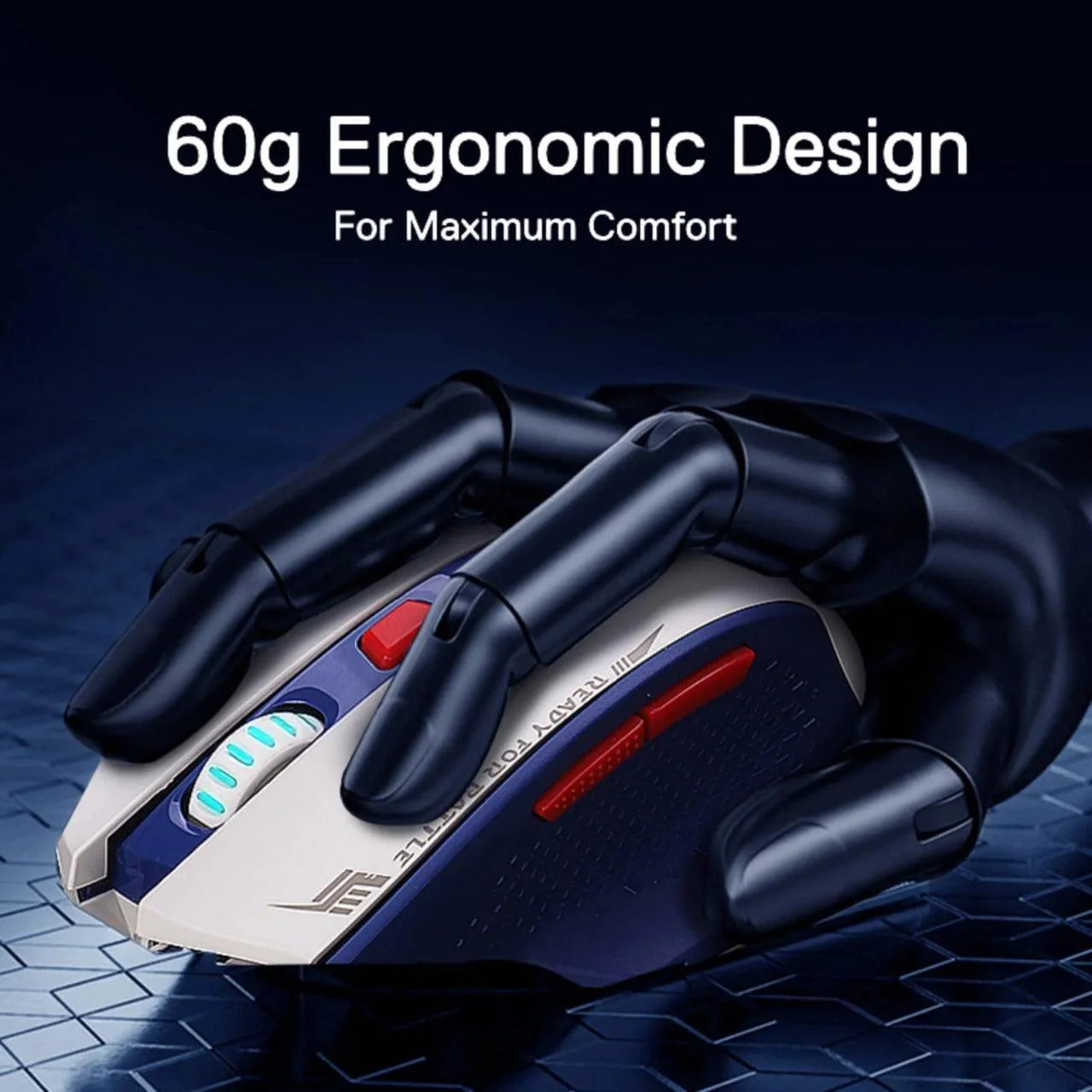 Redragon m994 wireless gaming mouse - bluetooth connectivity & ergonomic design