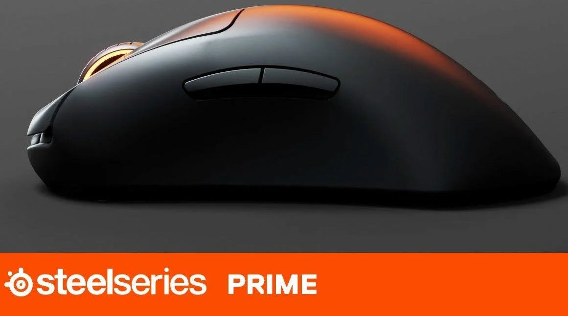 Steelseries prime pro gaming mouse 18,000 cpi truemove pro optical sensor rgb lighting - mouse’s