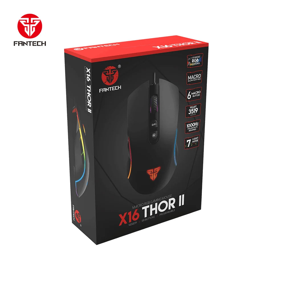 Thor ii x16 macro rgb gaming mouse - mouse