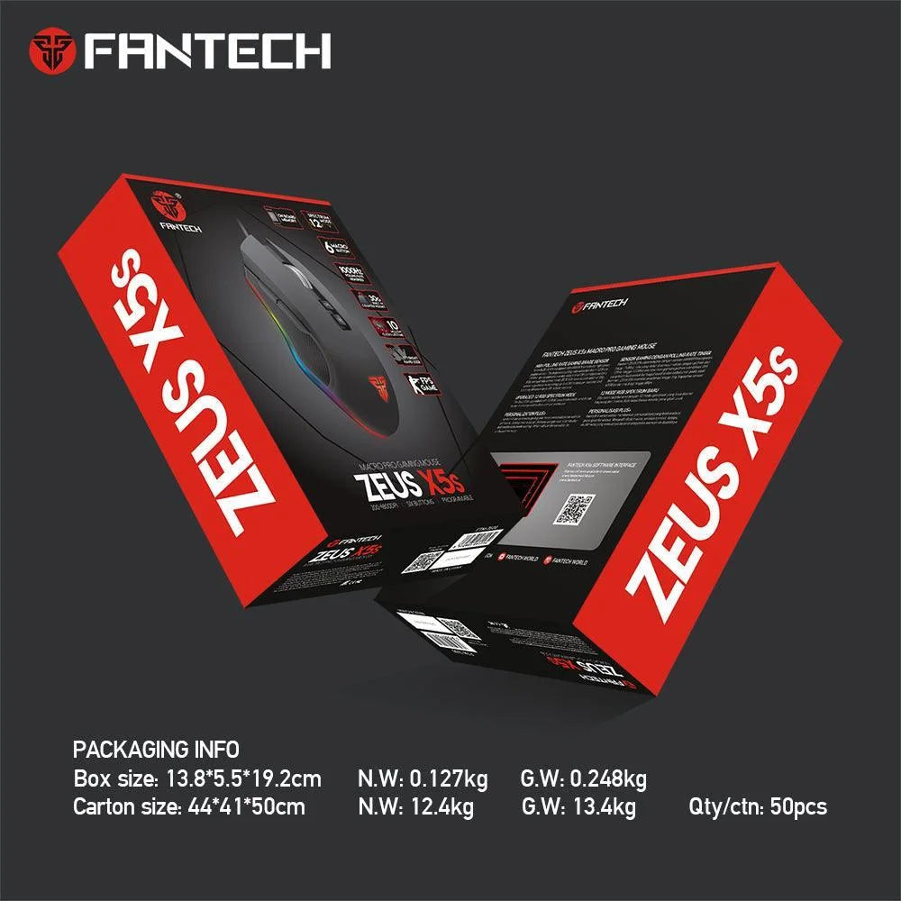 Zeus x5s macro pro gaming mouse - mouse