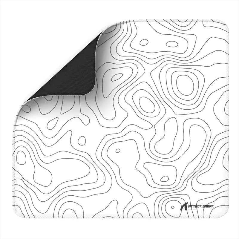 Attack shark cm02 esport gaming mousepad - white contours - mousepad