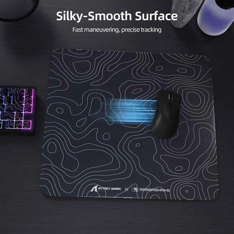 Attack shark cm05 tempered glass gaming mouse pad - mousepad