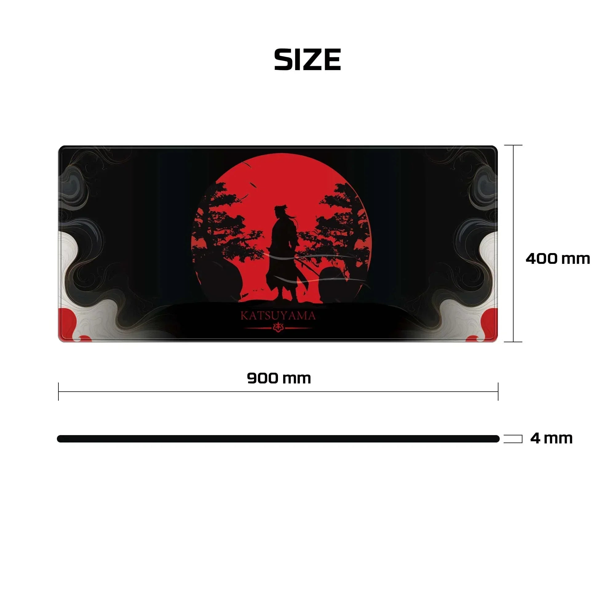 Fantech ato mp905 katsuyama deskmat mouse pad - mousepad