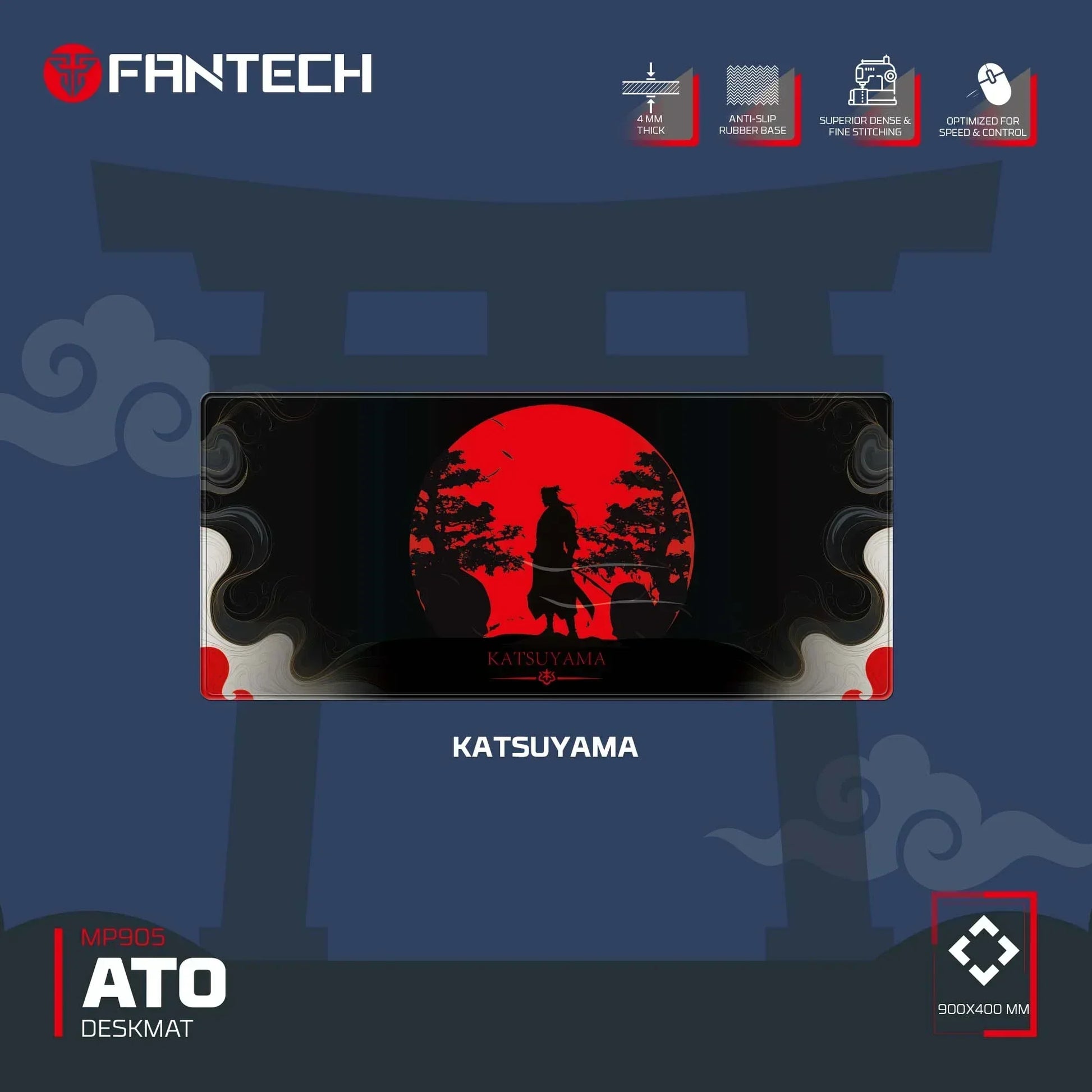 Fantech ato mp905 katsuyama deskmat mouse pad - mousepad